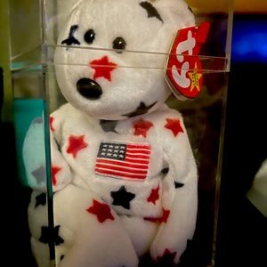 ***Retired “ Glory Bear”  Original TY Beanie Babies  Rare Misprint